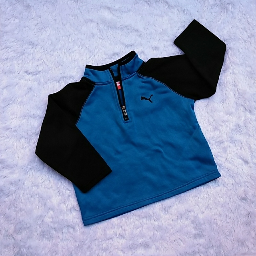 3T: PUMA HALF ZIP SWEATER